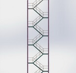 Проектирование металлических пожарных лестниц.